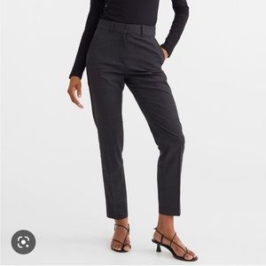 H&M Grey Slim Ankle Trouser Pant